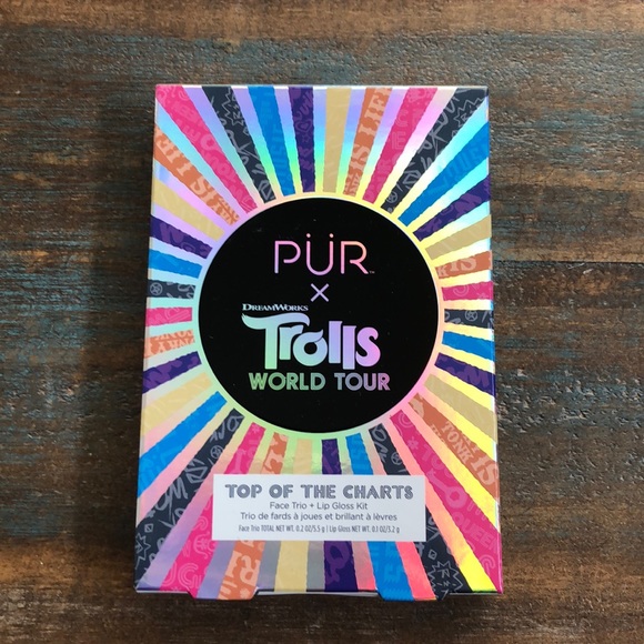 Pur Other - New Pur Trolls Top of the Charts Face Trio/ LipKit
